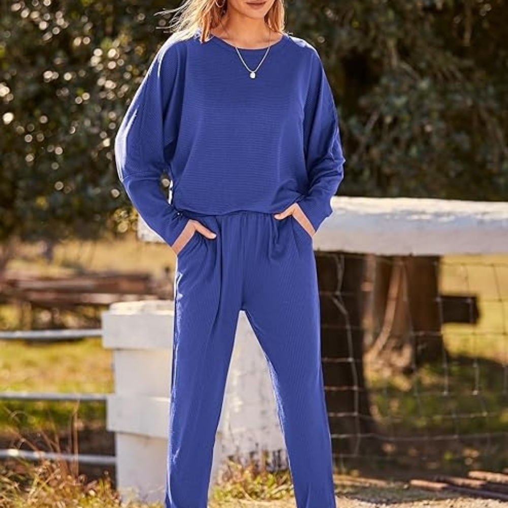 Pretty Garden 2 Piece Knit Loungewear Size M